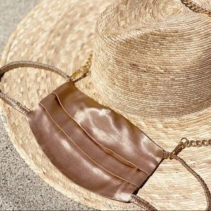 NWOT Handmade Satin Face Mask